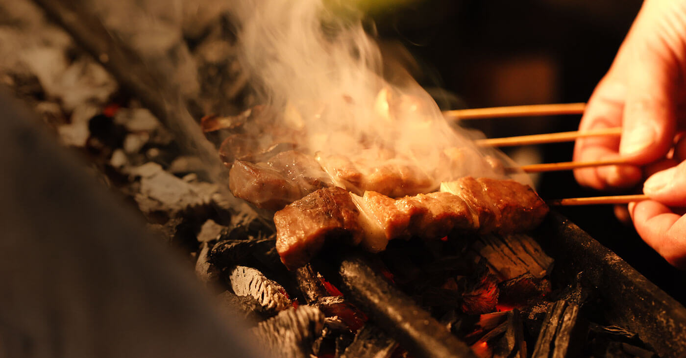 焼きシーン