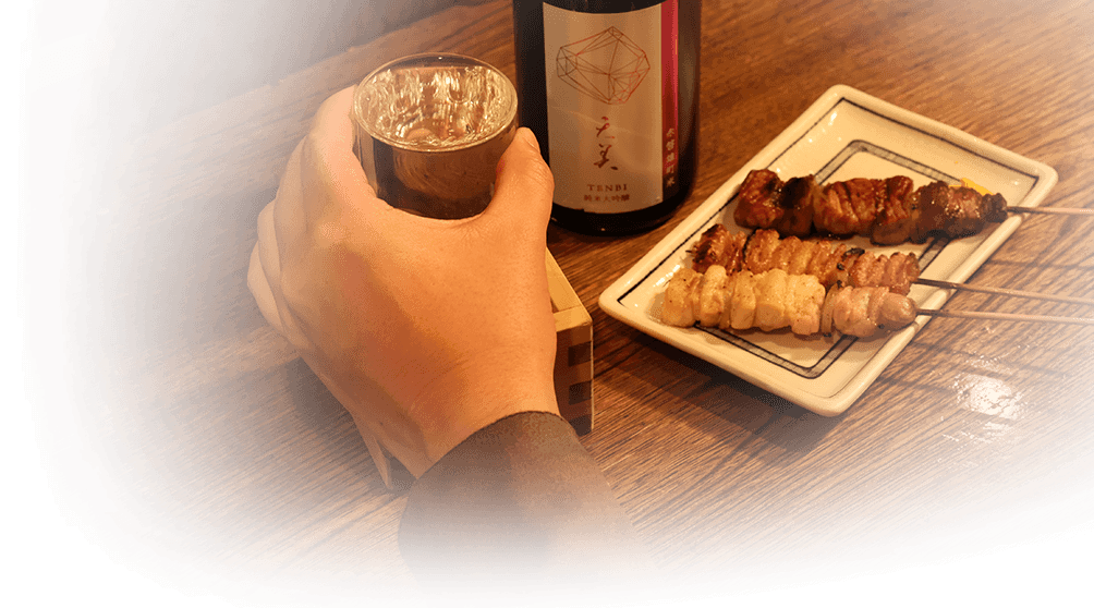 日本酒と室蘭焼鳥